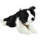 Border Collie schwarz weiß 62 cm Kuscheltier Hund mit Geschirr Uni-Toys von Teddys Rothenburg