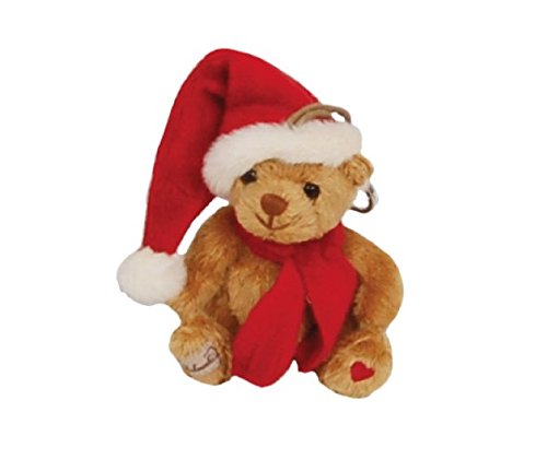 Bukowski Teddybär, Schlüsselanhänger Bernard, braun, 10 cm, Plüschteddybär von Teddys Rothenburg
