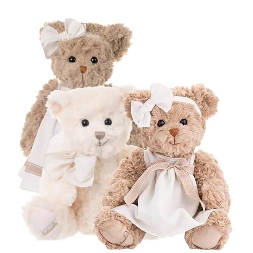 Bukowski Teddybär Beau Garcon weiß 30 cm Plüschteddybär von Teddys Rothenburg