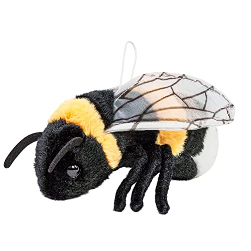 Hummel 17 cm Kuscheltier Insekt Uni-Toys Plüschtier Biene Wespe von Teddys Rothenburg