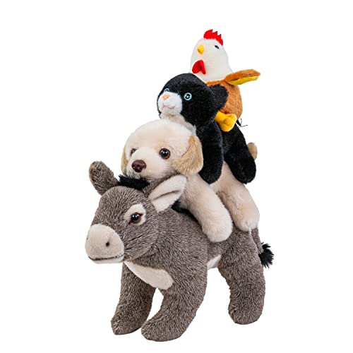 Kuscheltier Bremer Stadtmusikanten 28 cm Esel Hund Katze Hahn Uni-Toys Kuscheltier Bremer Stadtmusikanten 28 cm Esel Hund Katze Hahn Uni-Toys von Teddys Rothenburg