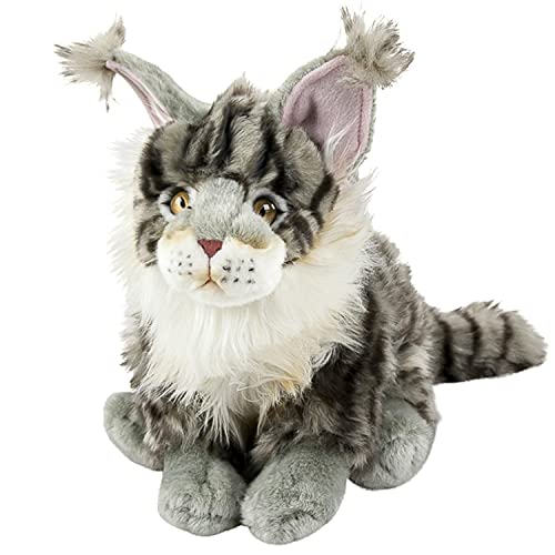 Maine Coon Katze Kuscheltier 25 cm sitzend grau getigert Uni-Toys Maine Coon Katze Kuscheltier 25 cm sitzend grau getigert Uni-Toys von Teddys Rothenburg