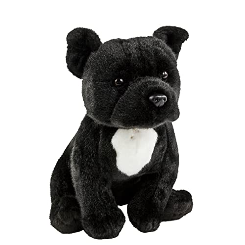 Teddys Rothenburg Pitbull/American Staffordshire Terrier 30 cm schwarz Kuscheltier Hunde Plüschhund Stoffhund von Teddys Rothenburg