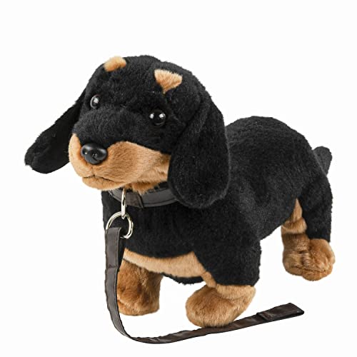 Plüschtier Dackel 28 cm Kuscheltier Hund schwarz-braun mit Leine Uni-Toys Plüschhund Plüschtiere Hunde Plüschtier Dackel 28 cm Kuscheltier Hund schwarz-braun mit Leine Uni-Toys Plüschhund Plüschtiere Hunde von Teddys Rothenburg