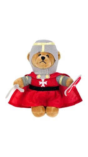 Ritter 22 cm stehend rot Teddybär Kuscheltier Stofftier Plüschtier von Teddys Rothenburg