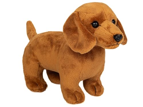 Teddy Hermann Hund Dackel 21 cm Hellbraun Plüschhund von Teddys Rothenburg