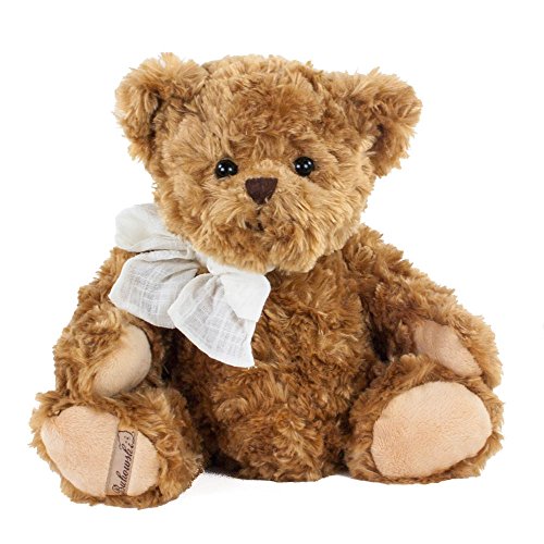 Teddybär Ludwig braun/weiß mit Halstuch 35 cm Plüschteddybär von Teddys Rothenburg