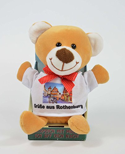 Teddys Rothenburg, Laber-Bär, 16 cm, nachsprechen, Talk, Plüschtier, Teddy von Teddys Rothenburg