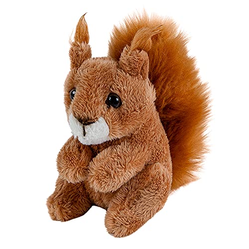 Teddys Rothenburg Eichhörnchen klein 11 cm braun Kuscheltier Plüschtier von Teddys Rothenburg