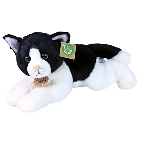 Teddys Rothenburg Katze 30 cm liegend schwarz-weiß Plüschtier Plüschkatze Kuscheltier Teddys Rothenburg Katze 30 cm liegend schwarz-weiß Plüschtier Plüschkatze Kuscheltier von Teddys Rothenburg