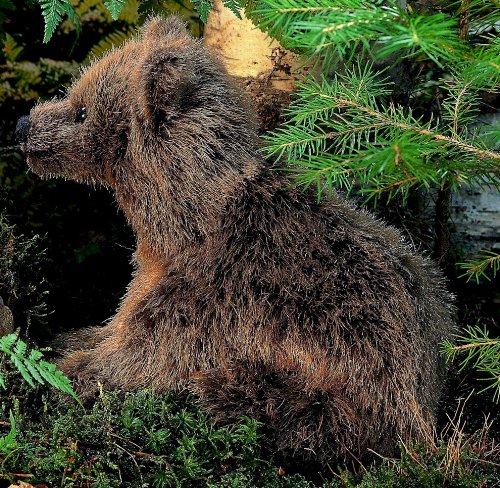 Teddys Rothenburg Kösen, Braunbär, Lümmel, 21 cm, sitzend, braun, Plüschbraunbär von Teddys Rothenburg