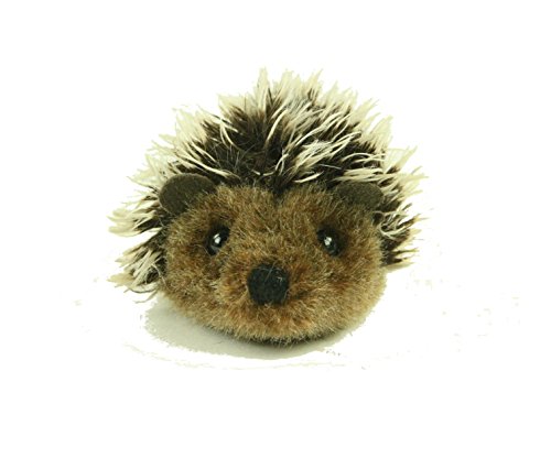 Teddys Rothenburg Kösen, Igel, 7 cm, liegend, braun/grau, Plüschigel von Teddys Rothenburg