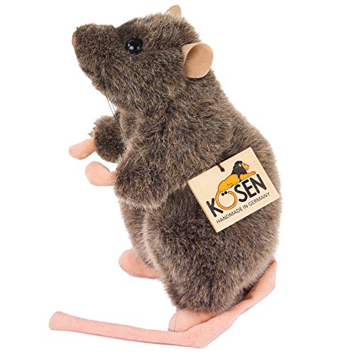 Teddys Rothenburg Kösen, Ratte Rudi, 20 cm, sitzend, braun, Stoffratte Teddys Rothenburg Kösen, Ratte Rudi, 20 cm, sitzend, braun, Stoffratte von Teddys Rothenburg