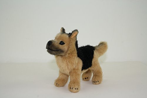 Teddys Rothenburg Kösen, Schäferhundwelpe, 20 cm, stehend, blond/braun, Plüschschäferhund von Teddys Rothenburg