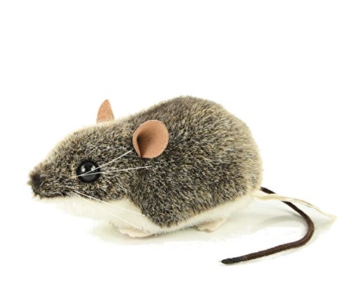 Teddys Rothenburg Kösen, Waldmaus, 11 cm, liegend, grau, Stoffwaldmaus, Stoffmaus von Teddys Rothenburg