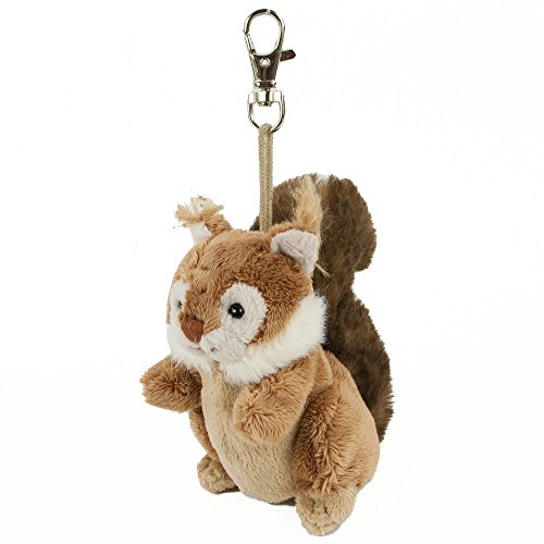Teddys Rothenburg Kuscheltier, Schlüsselanhänger, Eichhörnchen, 10 cm, braun, Plüscheichhörnchen von Teddys Rothenburg