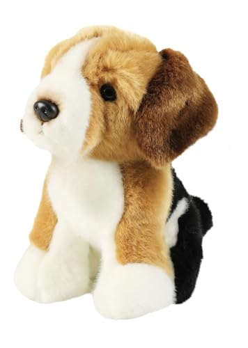 Teddys Rothenburg Kuscheltier Beagle sitzend braun/weiß/schwarz 20 cm Plüschhund Plüschtier von Teddys Rothenburg