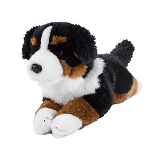 Teddys Rothenburg Kuscheltier Berner Sennen 30 cm liegend braun/schwarz/weiß Plüschhund Plüschbernersennen von Teddys Rothenburg