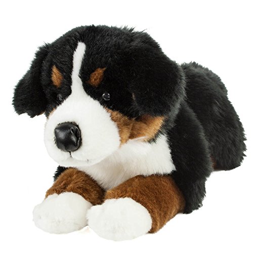 Kuscheltier Berner Sennenhund 45 cm liegend braun/schwarz/weiß Plüschbernersennenhund Uni-Toys von Teddys Rothenburg