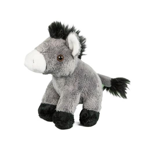 Teddys Rothenburg Kuscheltier Esel sitzend grau 15 cm Plüschesel Plüschtier von Teddys Rothenburg