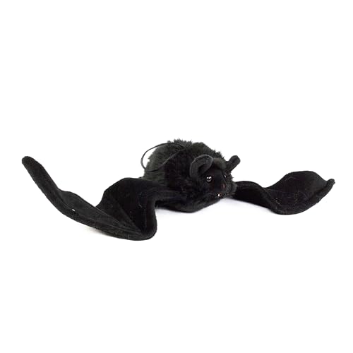 Teddys Rothenburg Kuscheltier Fledermaus schwarz 16 cm (Flügelspannweite 50 cm) Plüschfledermaus Stofffledermaus von Teddys Rothenburg