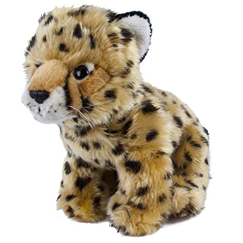 Teddys Rothenburg Kuscheltier Gepardenbaby 32 cm sitzend Gold/braun Plüschgepard Plüschtier von Teddys Rothenburg