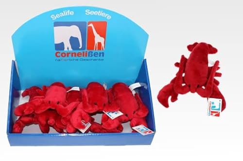 Teddys Rothenburg Kuscheltier Hummer/Krebs 20 cm rot Plüschhummer Plüschtier von Teddys Rothenburg