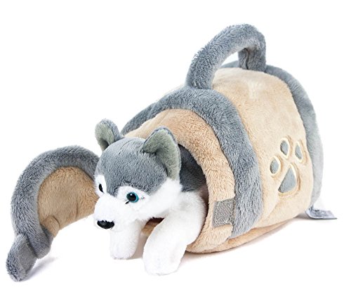 Teddys Rothenburg Kuscheltier Husky in Hundehütte 15 cm grau/beige/weiß Plüschhund Plüschtier Teddys Rothenburg Kuscheltier Husky in Hundehütte 15 cm grau/beige/weiß Plüschhund Plüschtier von Teddys Rothenburg