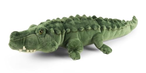 Teddys Rothenburg Kuscheltier Krokodil dunkelgrün 80 cm Plüschkrokodil Plüschtier von Teddys Rothenburg