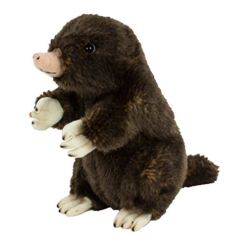 Teddys Rothenburg Kuscheltier Maulwurf stehend braun/beige 21 cm Plüschmaulwurf Plüschtier Uni-Toys von Teddys Rothenburg