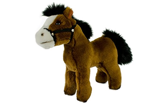 Teddys Rothenburg Kuscheltier Pferd Rob stehend 24 cm Dunkelbraun mit schwarzer Mähne Plüschpferd Uni-Toys Teddys Rothenburg Kuscheltier Pferd Rob stehend 24 cm Dunkelbraun mit schwarzer Mähne Plüschpferd Uni-Toys von Teddys Rothenburg