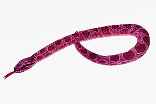 Teddys Rothenburg Kuscheltier Schlange Python pink 100 cm Plüschschlange von Teddys Rothenburg