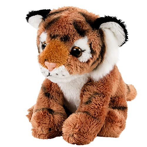 Teddys Rothenburg Kuscheltier Tiger Tazze rot klein 15 cm Plüschtiger by Uni-Toys von Teddys Rothenburg