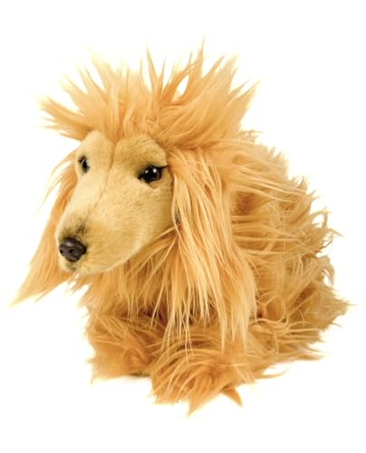 Teddys Rothenburg Kuscheltier Windhund braun liegend 32 cm Plüschhund Plüschtier von Teddys Rothenburg