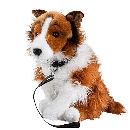 Teddys Rothenburg Langhaar Collie mit Blesse sitzend 35 cm Kuscheltier Hund by Uni-Toys Teddys Rothenburg Langhaar Collie mit Blesse sitzend 35 cm Kuscheltier Hund by Uni-Toys von Teddys Rothenburg