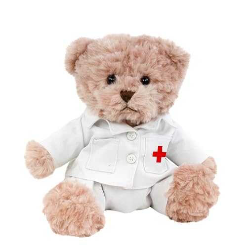Teddys Rothenburg Notarzt 24 cm sitzend Teddybär Kuscheltier Plüscharzt Stofftier Arzt Plüschtier von Teddys Rothenburg