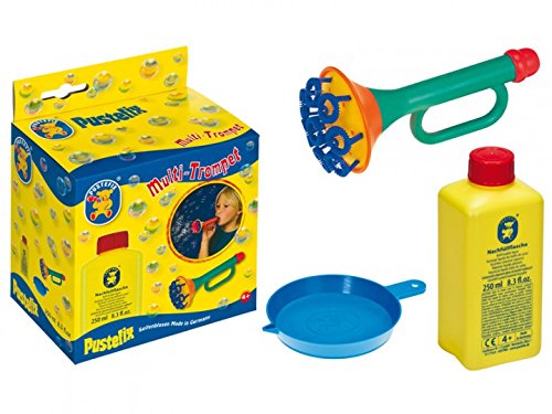 Teddys Rothenburg Pustefix, Bubble-Trompete, 15 cm, grün/blau, Seifenblasentrompete Teddys Rothenburg Pustefix, Bubble-Trompete, 15 cm, grün/blau, Seifenblasentrompete von Teddys Rothenburg