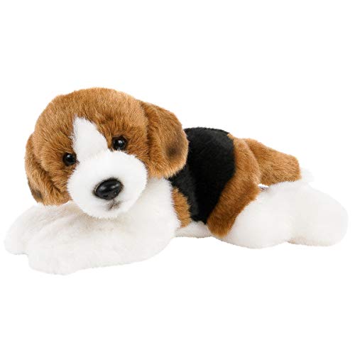 Uni-Toys Beagle, 25cm, weiß/schwarz/braun, Plüschtier, Kuscheltier, Stofftier von Teddys Rothenburg