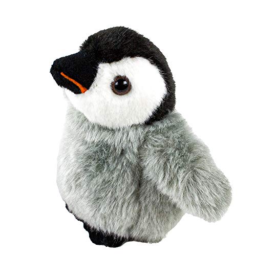 Teddys Rothenburg Kuscheltier Pinguin Baby stehend 12 cm grau/schwarz/weiß Plüschpinguin von Teddys Rothenburg