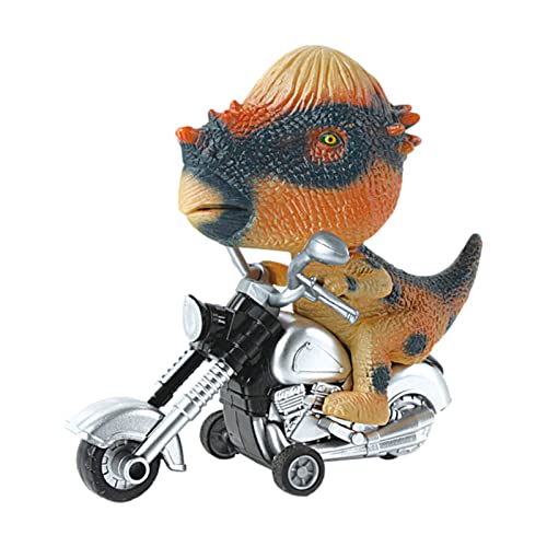 Tedious Dinosaurier-Motorrad,Tier-Reibungsmotorrad | Dinosaurier-Motorrad-Spiel - Reibungsbetriebenes Motorrad-Dinosaurier-Motorradspiel für Kinder, Jungen, Mädchen von Tedious