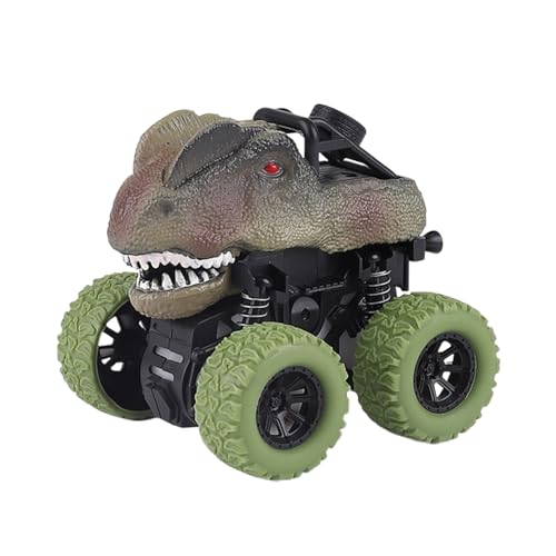 Tedious Reibungsautos - Pädagogische Dino-Trägheitsautos - Reibungsspielzeug, Tierautospielzeug, Lernspielzeug für Kinder Jungen und Mädchen im Alter von 3–8 Jahren, Geschenke für Geburtstags von Tedious