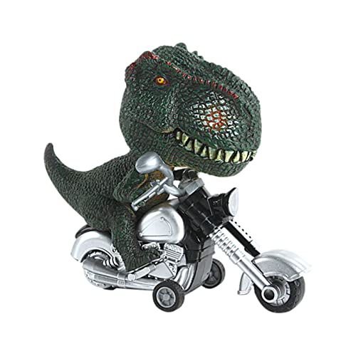 Tedious Rückziehautos,Dinosaurier-Spielzeugautos - Dinosaurier-Motorradspiel für Kinder - Reibungsbetriebenes Motorrad-Dinosaurier-Motorradspiel für Kinder, Jungen, Mädchen von Tedious