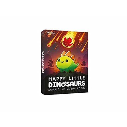 TeeTurtle Happy Little Dinosaurs, Kartenspiel für Erwachsene und Kinder, verhindert Katastrophen und überlebt die Apokalypse! Ab 8 Jahren, für 2 bis 4 Spieler, 30-60 Minuten pro Spiel, Spanisch TeeTurtle Happy Little Dinosaurs, Kartenspiel für Erwachsene und Kinder, verhindert Katastrophen und überlebt die Apokalypse! Ab 8 Jahren, für 2 bis 4 Spieler, 30-60 Minuten pro Spiel, Spanisch von TeeTurtle