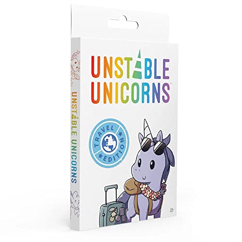 TeeTurtle , Unstable Unicorns Travel Edition , Card Game , Ages 14+ , 2-4 Players , 30-45 Minutes Playing Time von Unstable Unicorns