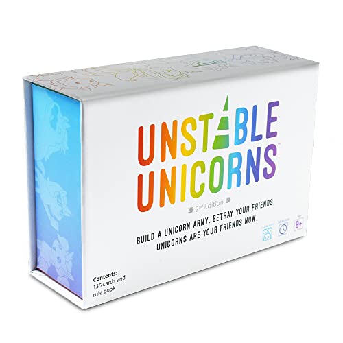TeeTurtle , Unstable Unicorns , Card Game , Ages 8+ , 2-8 Players , 30-45 Minutes Playing Time TeeTurtle , Unstable Unicorns , Card Game , Ages 8+ , 2-8 Players , 30-45 Minutes Playing Time von Unstable Games