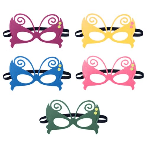 Teegxddy Kinder Masken,5 Stücke schmetterling maske,tiermasken für kinder,Masken Geburtstag Deko Charakter Masken Passen Cosplay Halloween Maskerade Kindergeburtstag Partyzubehör Teegxddy Kinder Masken,5 Stücke schmetterling maske,tiermasken für kinder,Masken Geburtstag Deko Charakter Masken Passen Cosplay Halloween Maskerade Kindergeburtstag Partyzubehör von Teegxddy