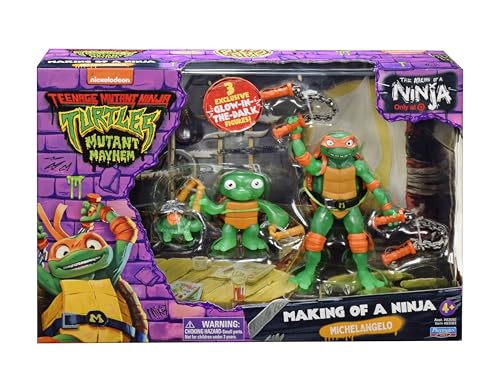 Krieger Ninja Turtles Evolution Michelangelo 3er Pack, Figur von Teenage Mutant Ninja Turtles