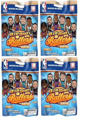 Teenymates Party Animal Big Shot Ballers 2022-23 NBA Series 2 Figuren Blind Bags Geschenk-Set Party-Bundle – 4 Stück Teenymates Party Animal Big Shot Ballers 2022-23 NBA Series 2 Figuren Blind Bags Geschenk-Set Party-Bundle – 4 Stück von Teenymates