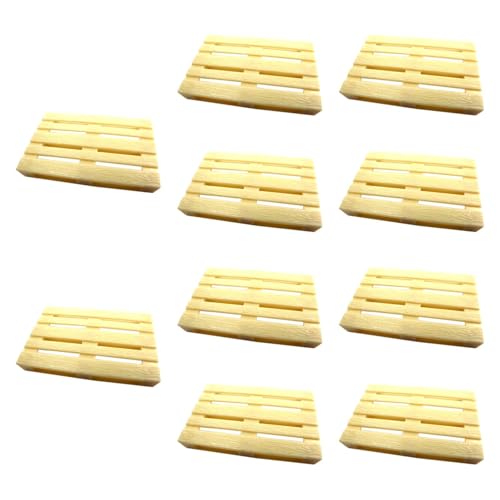 10 Stück 1/25 Skala Gabelstapler Tablett Pedalmodelle Miniatur Szene Zubehör für DIY Projekte Diorama Layout von Teesea