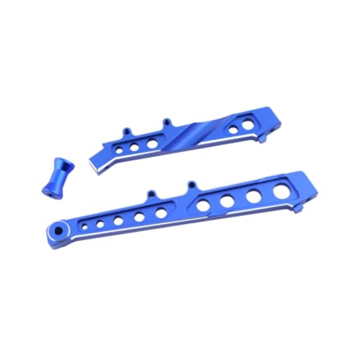 Alloy Front Rear Chassis Brace Set RC Car Upgrades Accessories Lightweight Front Rear Support Frame for 1/7 Infraction 6S Blx (Blue) von Teesea